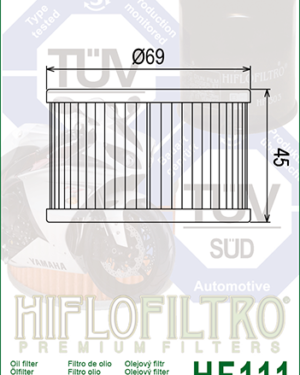 HF111 Hiflo Oil Filter