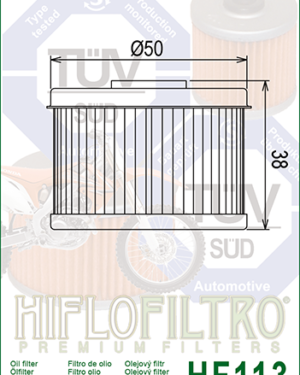 HF113 Hiflo Oil Filter