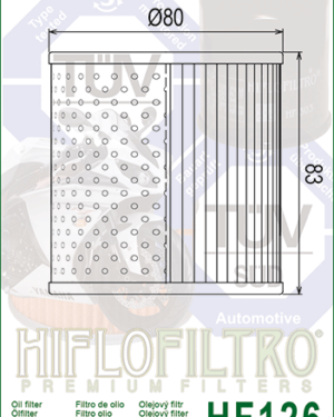 HF126 Hiflo Oil Filter