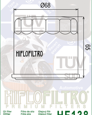 HF138 Hiflo Oil Filter