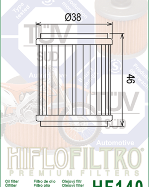 HF140 Hiflo Oil Filter