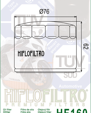 HF160 Hiflo Oil Filter