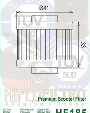 HF185 Hiflo Oil Filter