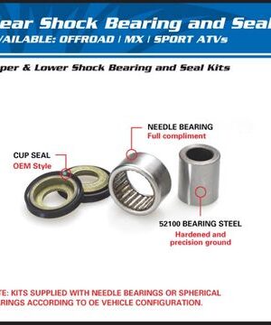 29-5068 Lower/Upper Rear Shock Bearing Kit – All Ball Racing