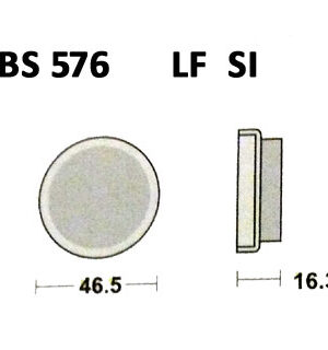 576LF Brake Pads – SBS