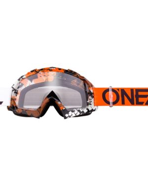 O’Neal B-10 Pixel Goggle – Orange/White