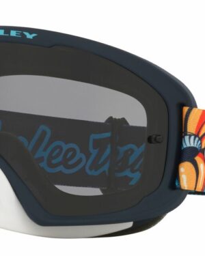 Oakley O Frame 2.0 Pro MX Goggle (TLD Classic Jungle Blue) Dark Grey Lens
